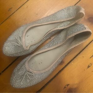 Elegant Silver sparkle Women's Flats aldo 6.5/7